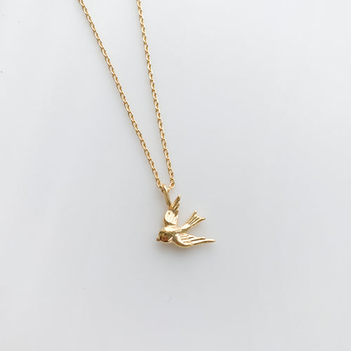 flying free bird necklace