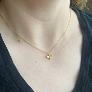 golden bee necklace