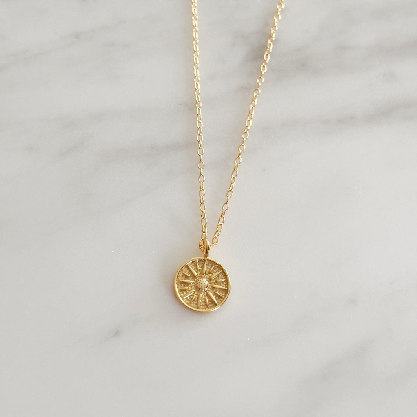 sunburst mini medallion