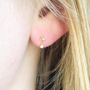 bright star stud earrings